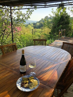 Loft, cocina, vistas al viñedo | Terraza o patio