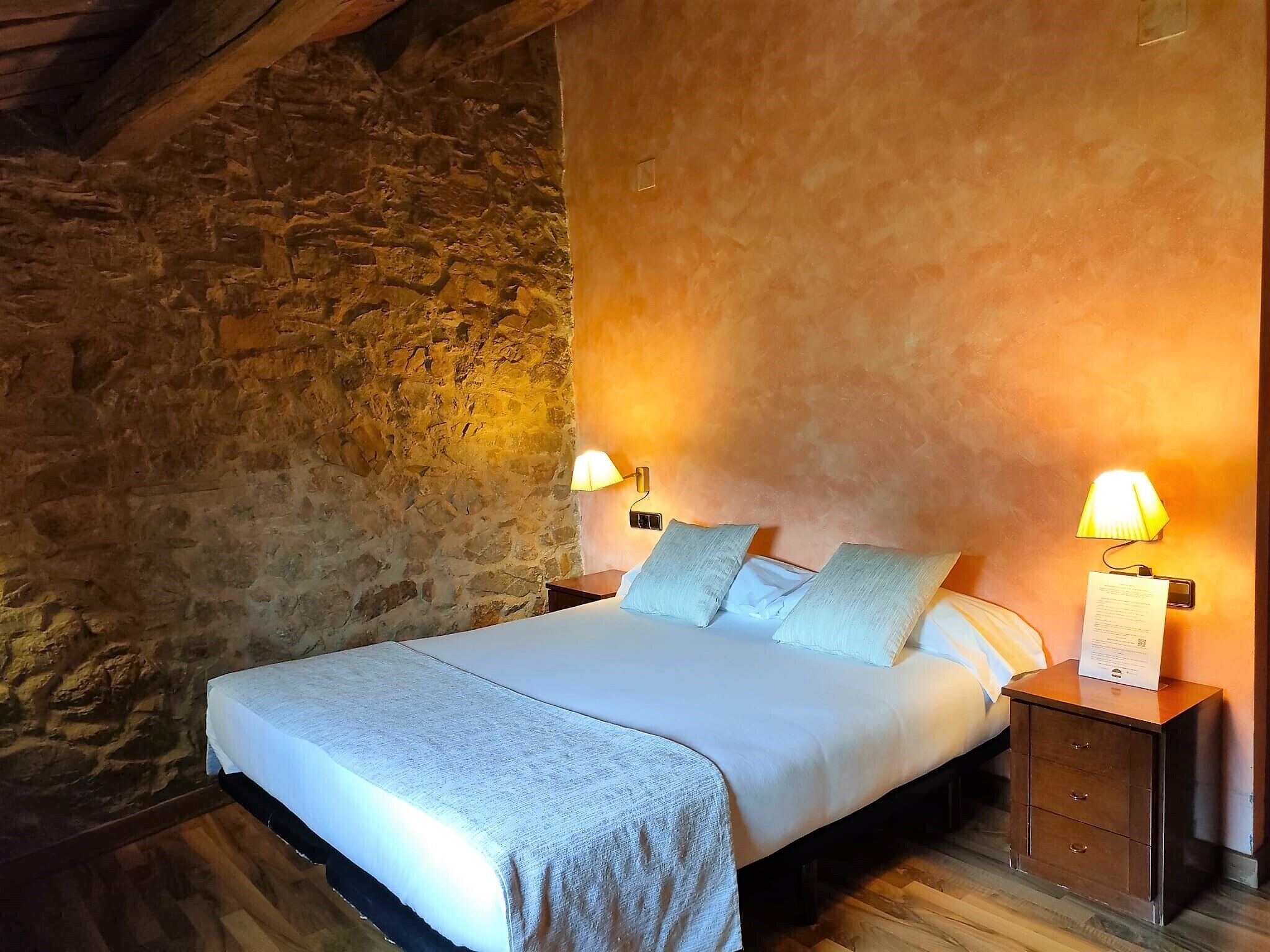 standard double room, 1 double or 2 single beds, mountain view | soundproofing, iron/ironing board