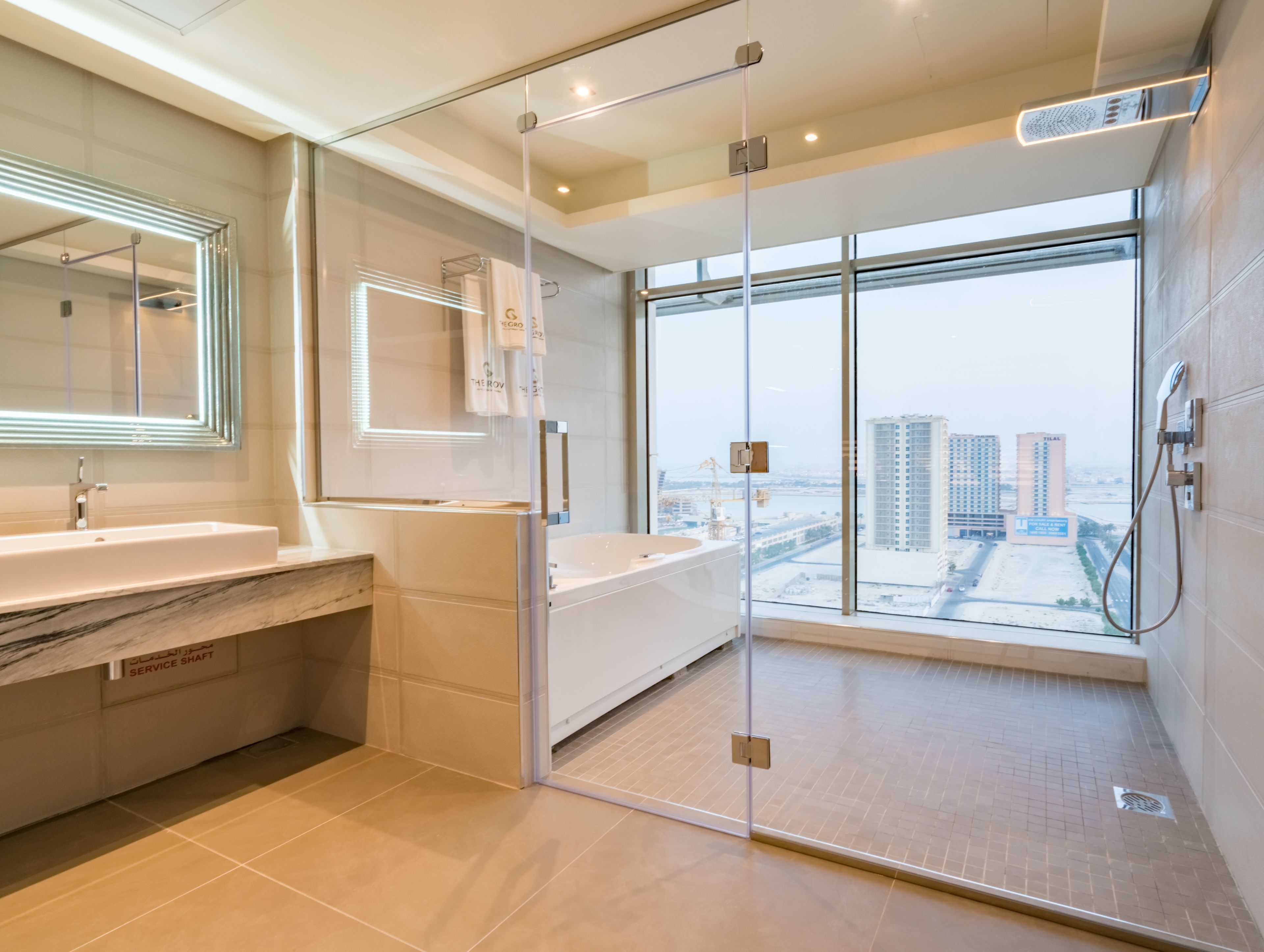 Deep-soaking bathtub, free toiletries, hair dryer, bathrobes