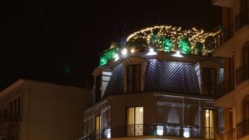 Front of property - evening/night