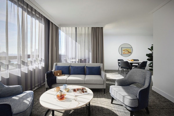 2 Bedroom Altitude Suite | Living area | Flat-screen TV