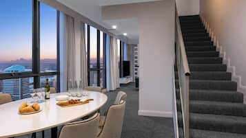 3 Bedroom West Penthouse | Living area | Flat-screen TV