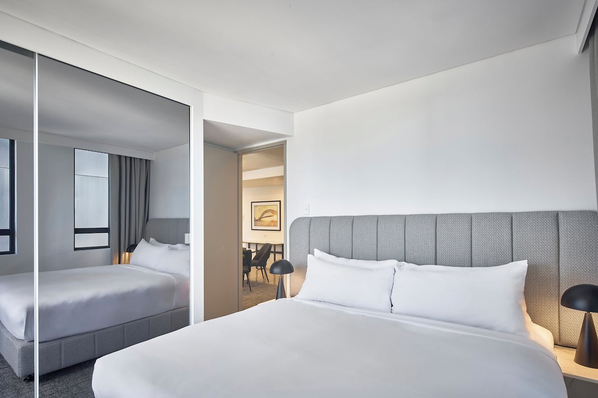 2 Bedroom Luxe Suite | Premium bedding, in-room safe, desk, iron/ironing board