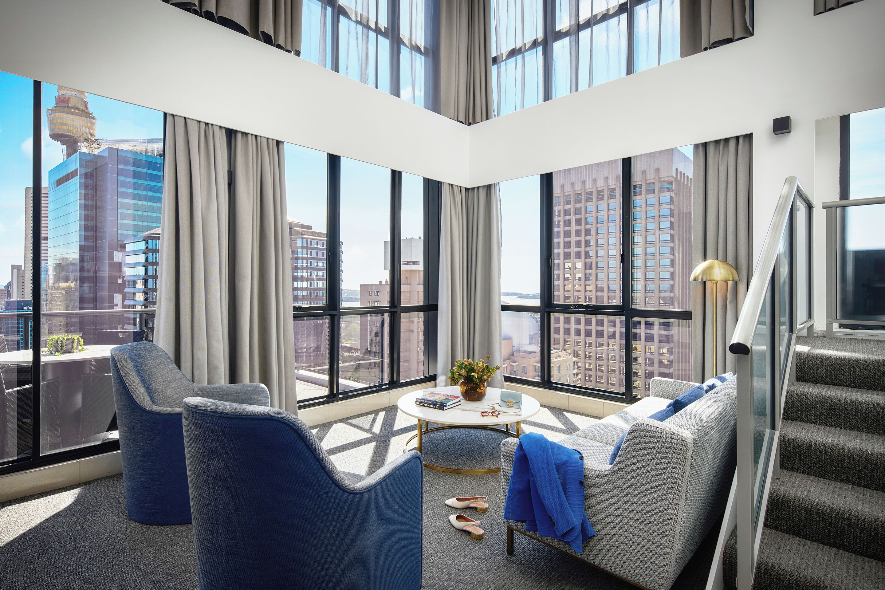 3 Bedroom East Penthouse | Living area | Flat-screen TV