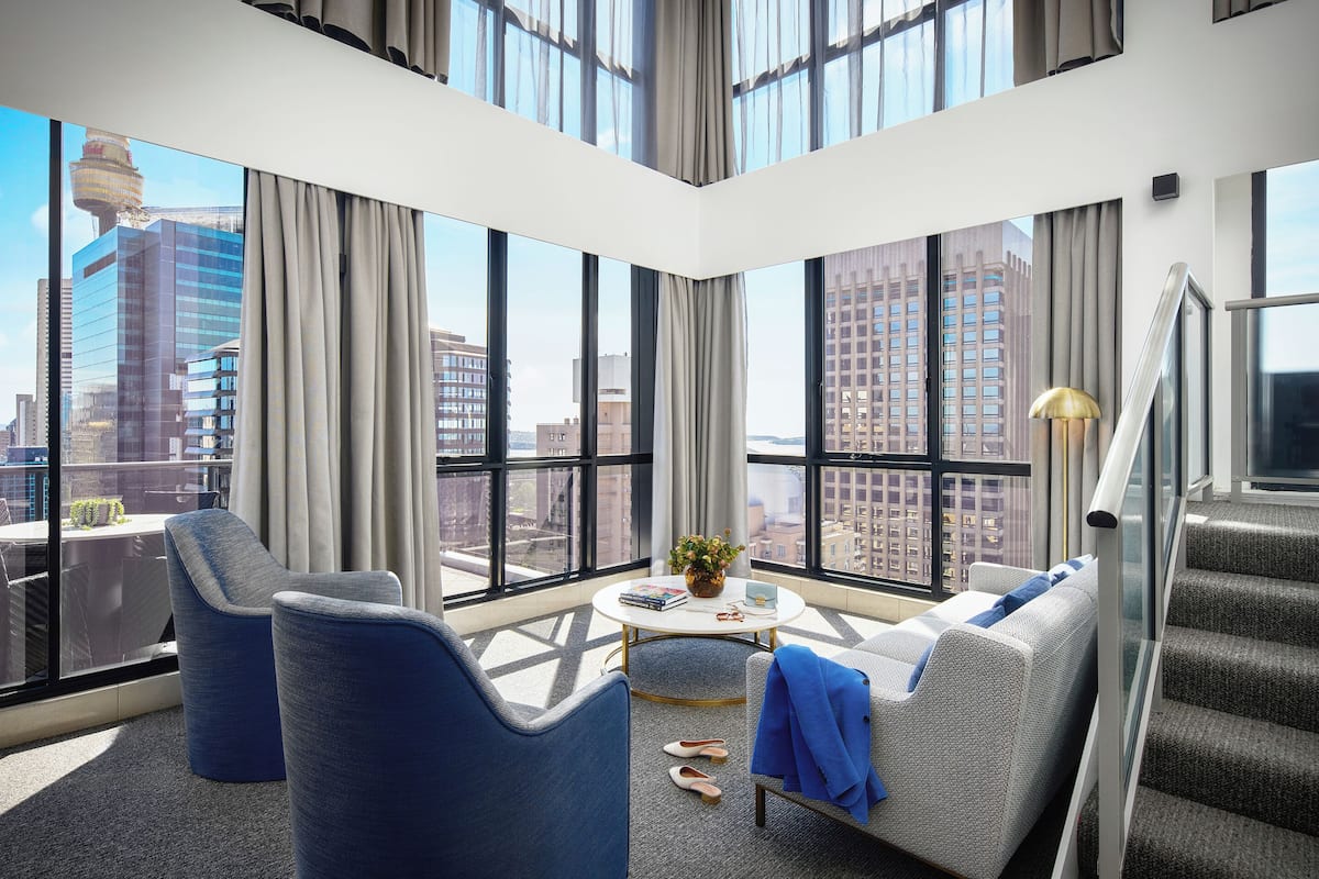 3 Bedroom East Penthouse | Living area | Flat-screen TV