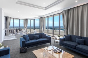 3 Bedroom Summit Penthouse | Living area | 50-inch flat-screen TV with digital channels, TV, streaming services