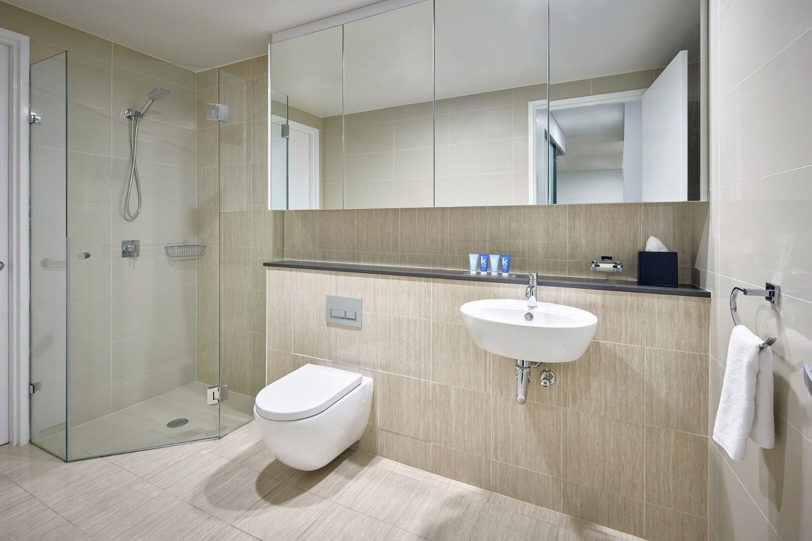 Estudio (Cube Suite) | Baño | Regadera, amenidades de baño gratuitas, secadora de cabello, toallas 