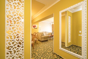 Presidential Suite, 1 Bedroom, Kitchen | Living area | Flat-screen TV