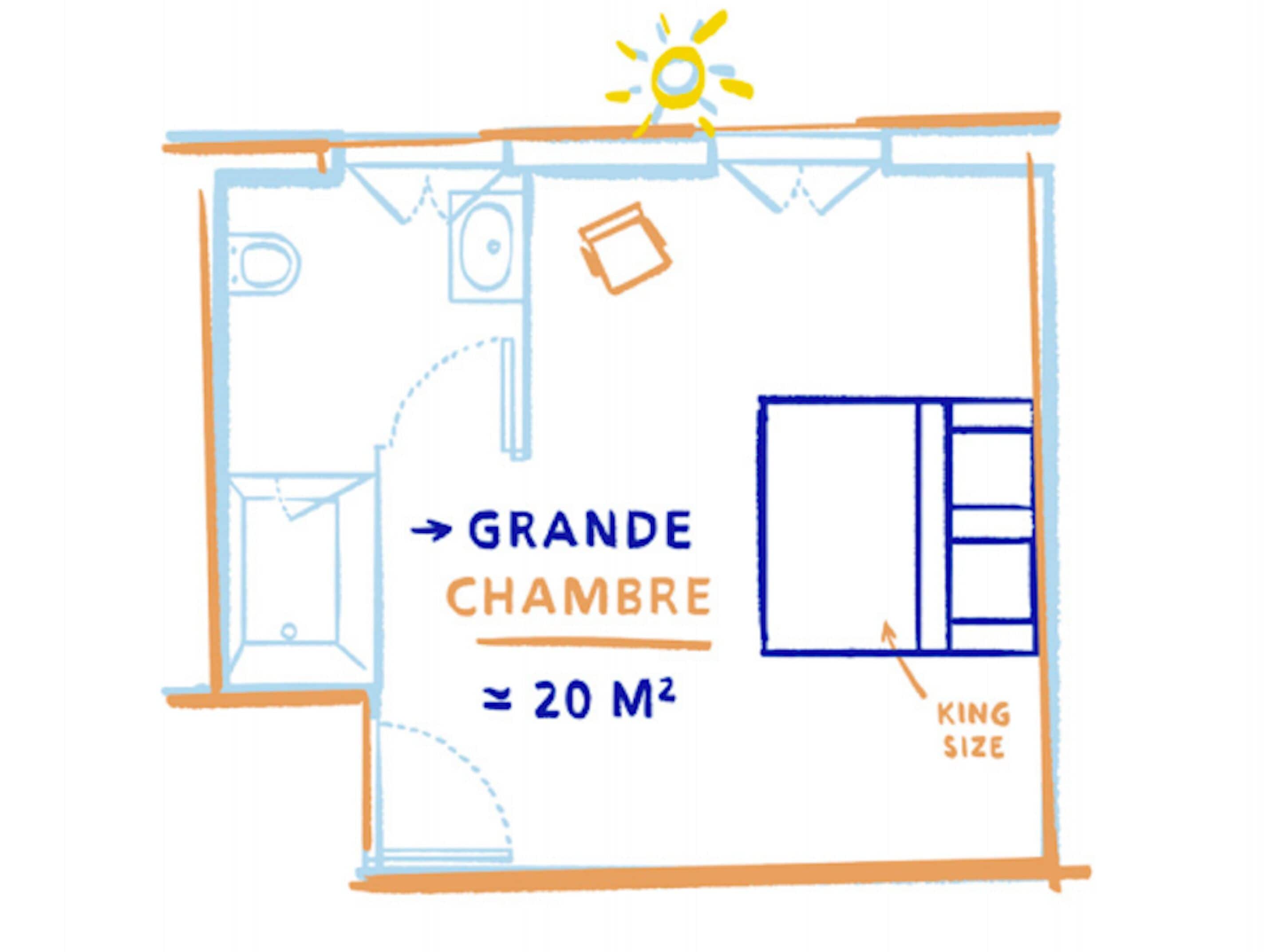 superior room, 1 king bed | 1 bedroom, premium bedding, in-room safe, desk