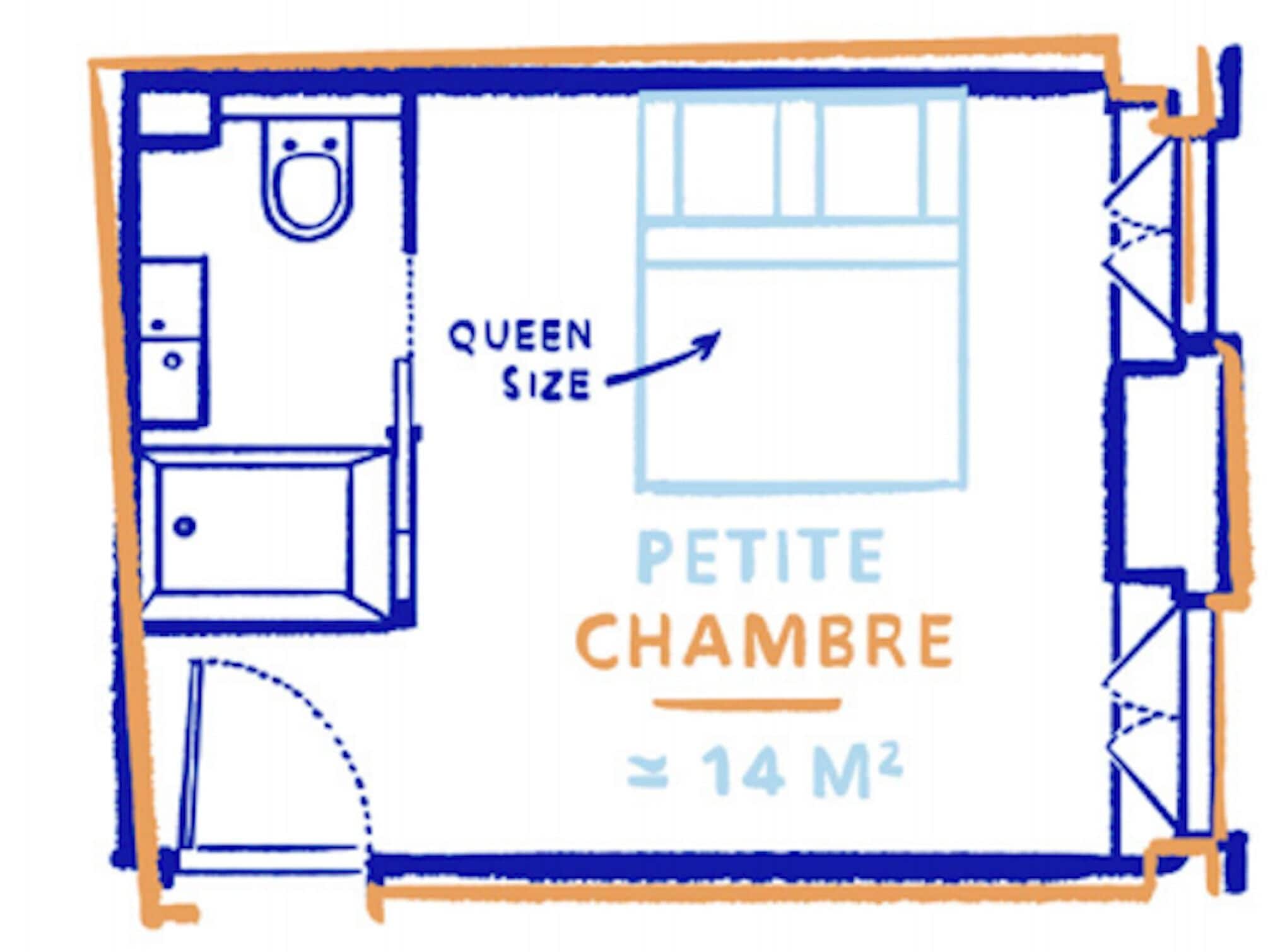 comfort room, 1 queen bed | 1 bedroom, premium bedding, in-room safe, desk