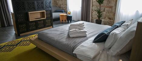 Superior tweepersoonskamer | Luxe beddengoed, een minibar, gratis wifi, beddengoed