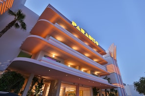 Front of property - evening/night