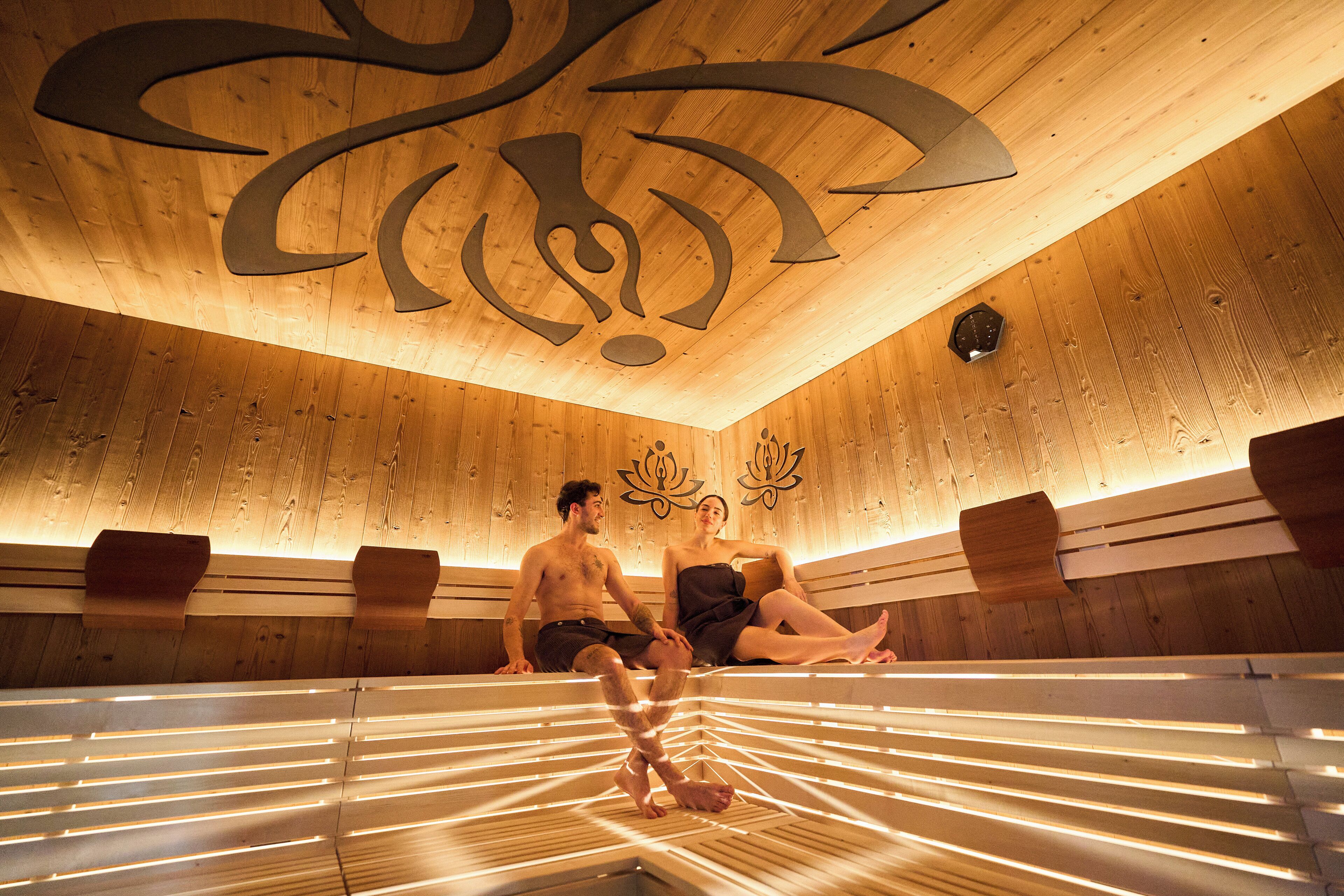 Sauna, boblebad, dampbad