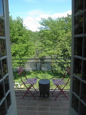 Blick von der Unterkunft