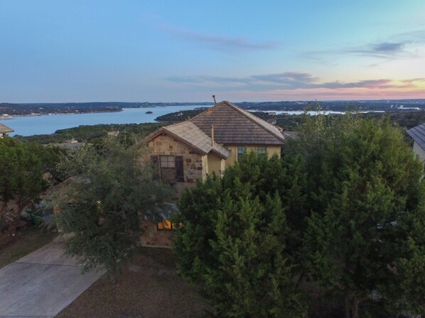 Casita and Lake Travis