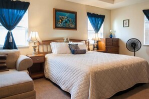 6 bedrooms, iron/ironing board, travel cot, free WiFi