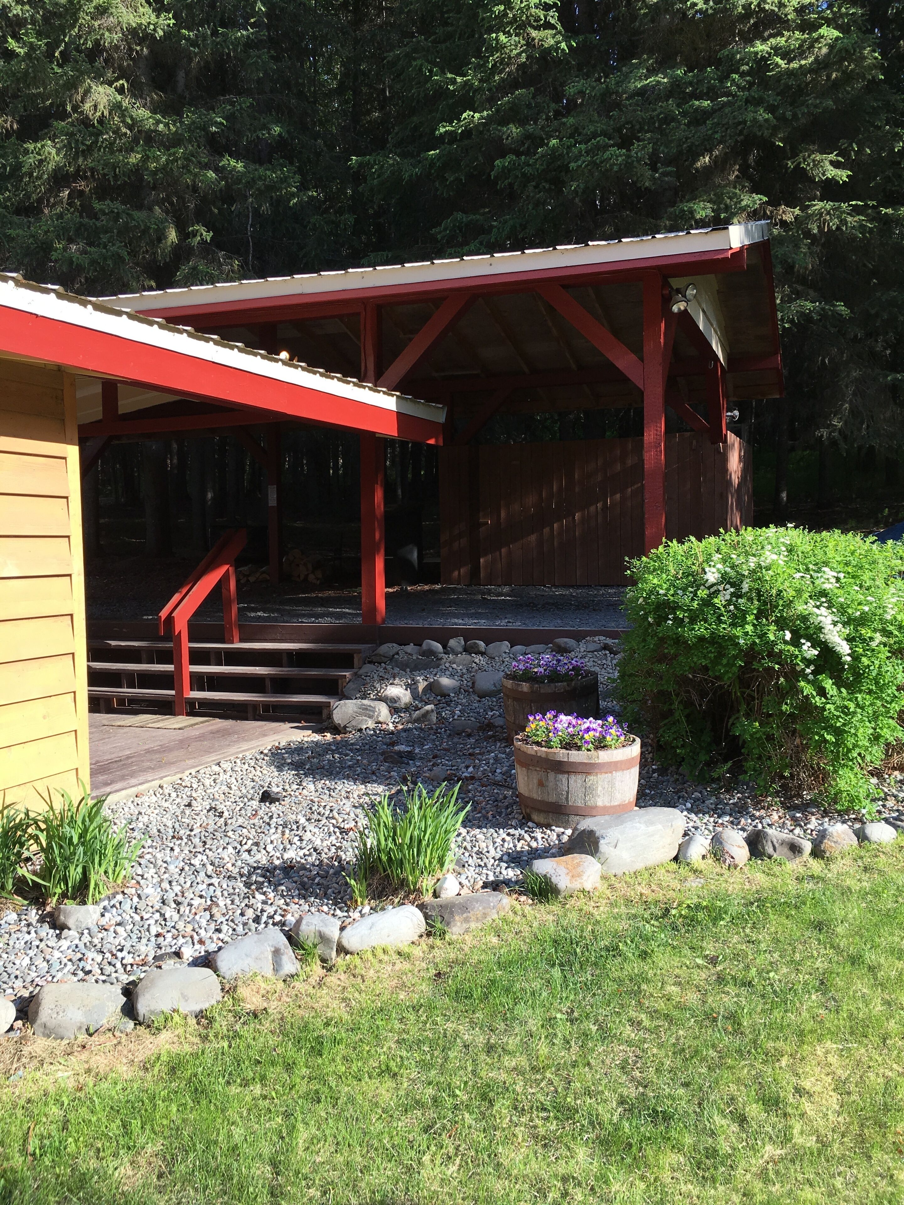 Overnattingsstedets uteområder