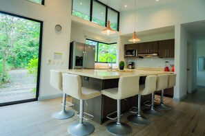 Deluxe Villa, 2 Bedrooms | Private kitchen | Coffee/tea maker, electric kettle, cookware/dishes/utensils - Selva Color Forest & Beach Ecolodge (Tárcoles)