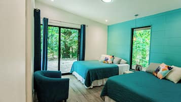 Deluxe villa, 2 slaapkamers | Een minibar, gratis wifi