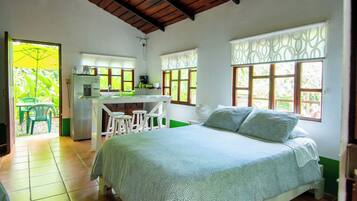 Cabaña familiar, 2 camas dobles | Minibar y wifi gratis