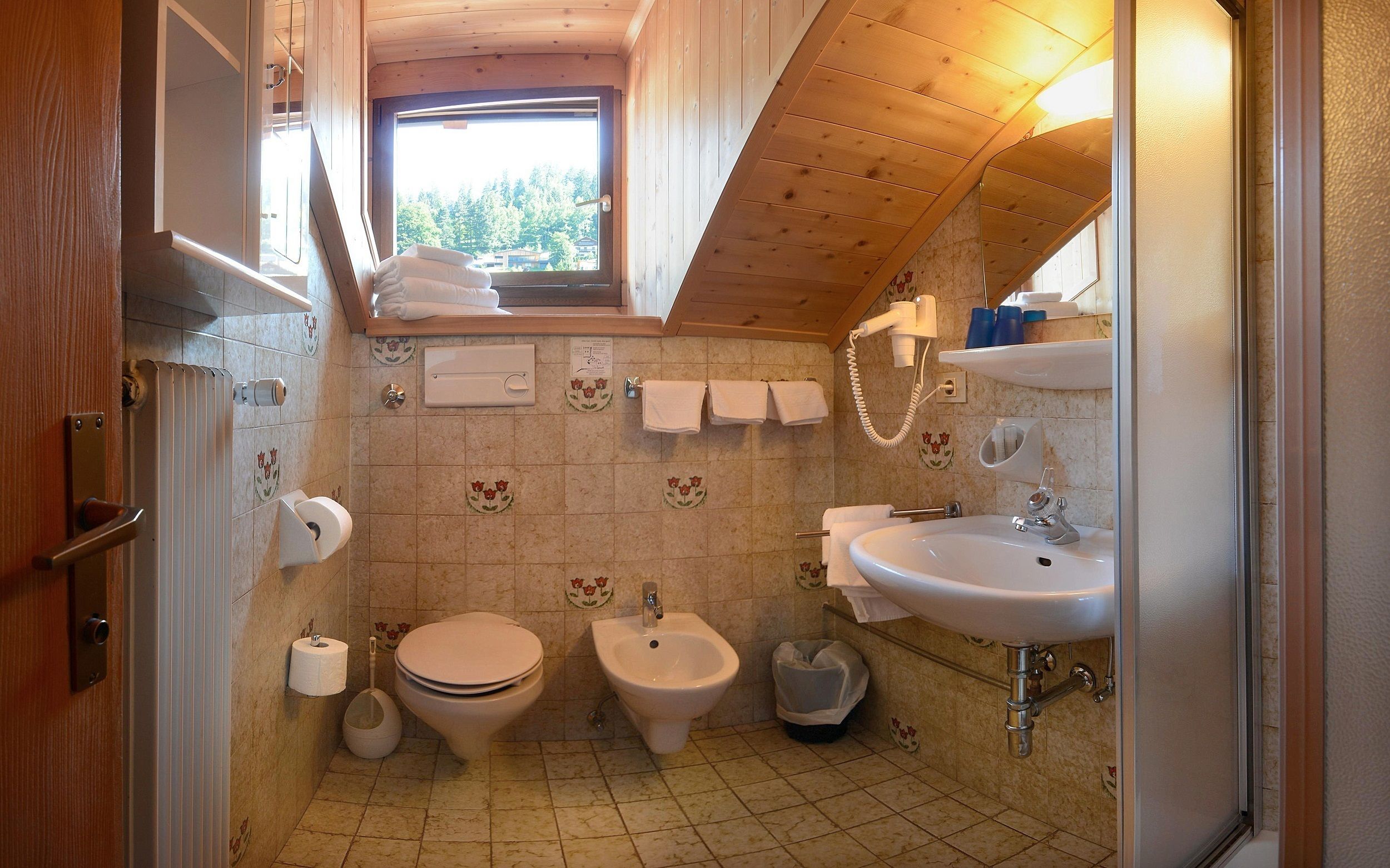 standard penthouse | bathroom | shower, free toiletries, hair dryer, slippers