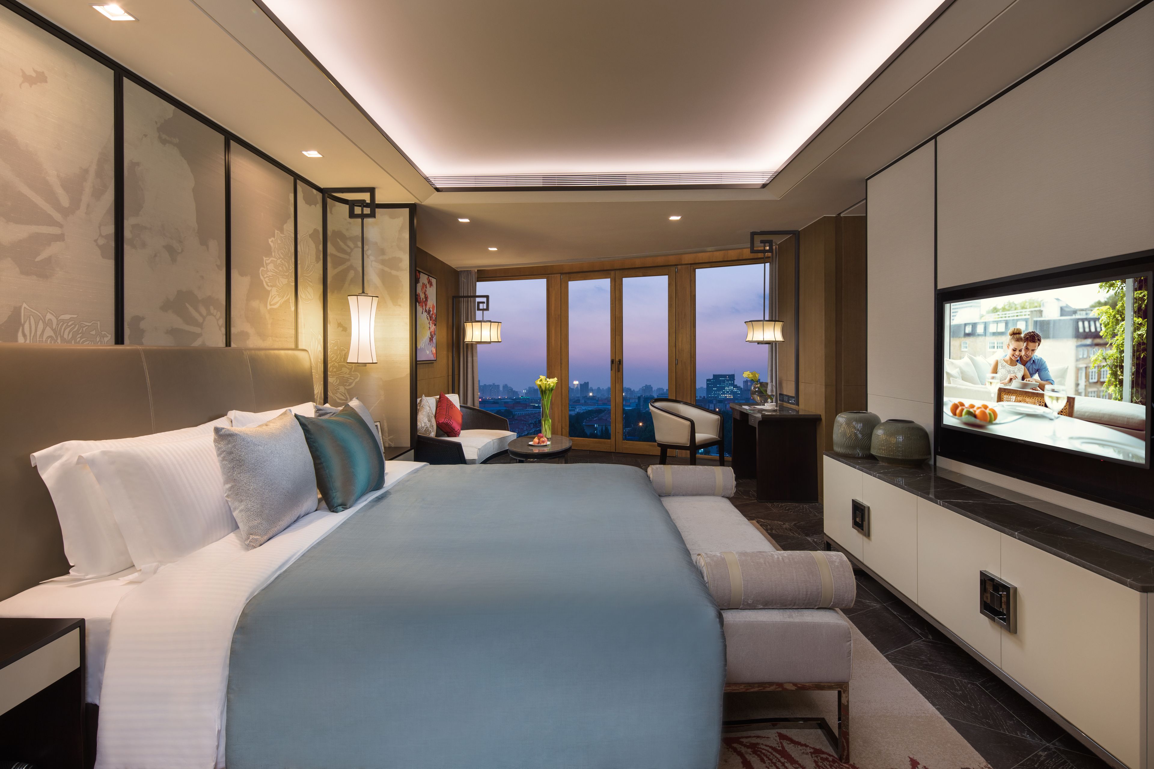 Phòng Premier, 3 phòng ngủ | Két bảo mật tại phòng, bàn, khu vực làm việc phù hợp cho laptop 