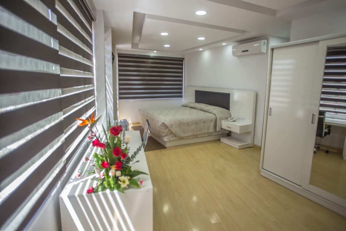 Desk, rollaway beds (surcharge), WiFi (free), bed sheets