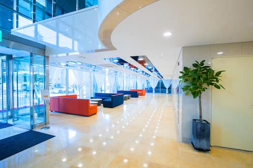 Lobby sitting area