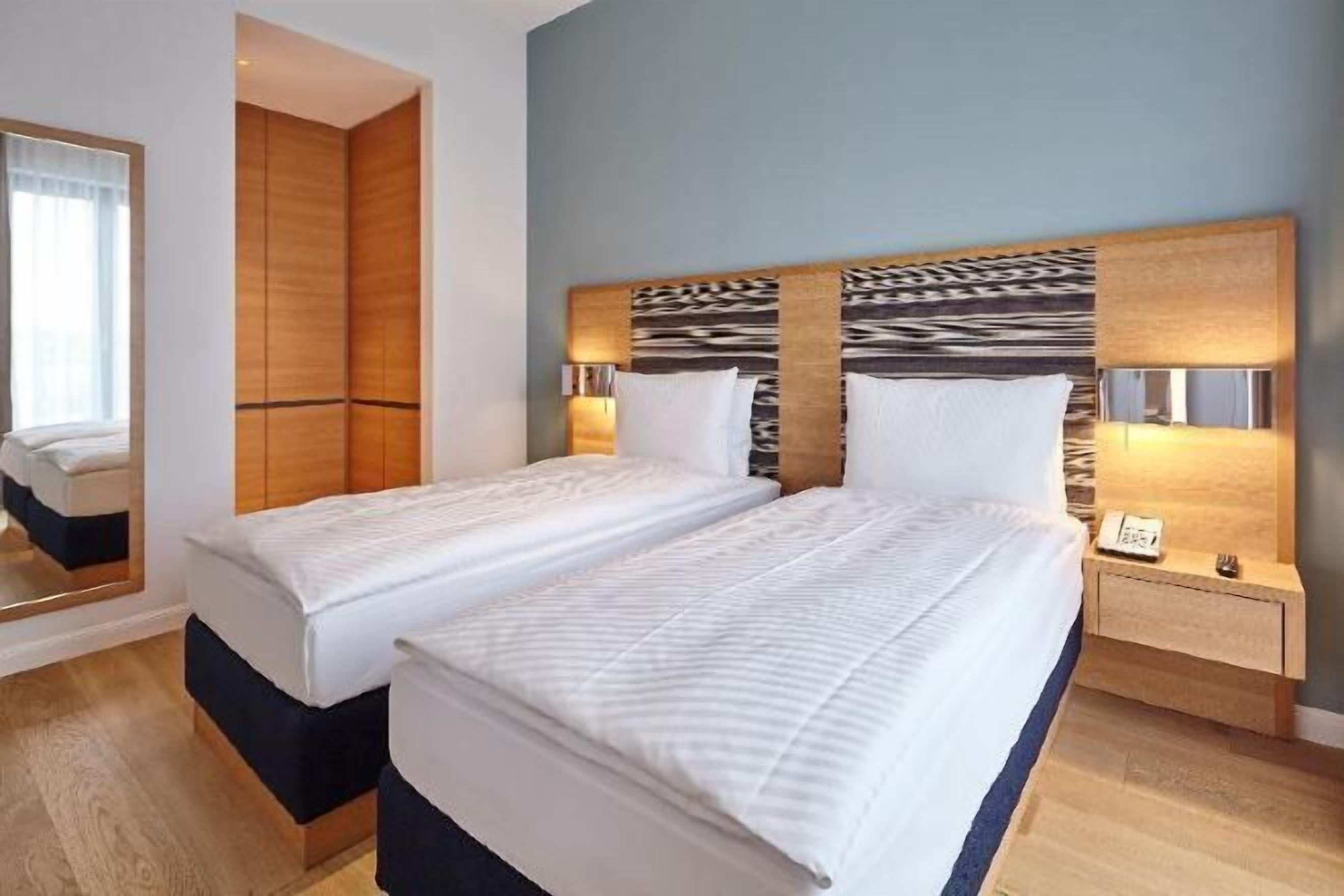 Premium bedding, minibar, in-room safe, desk