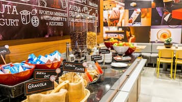 TĂ€gliches FrĂŒhstĂŒcksbuffet gegen GebĂŒhr