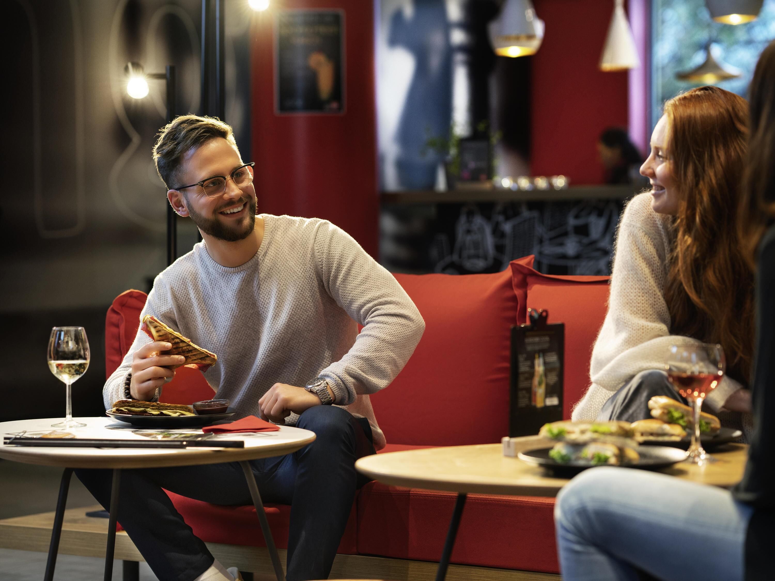 breakfast, lunch, dinner served; local cuisine