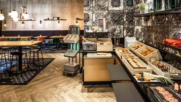 Daily buffet breakfast for a fee