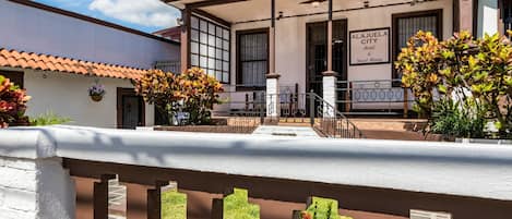 Voorkant van accommodatie