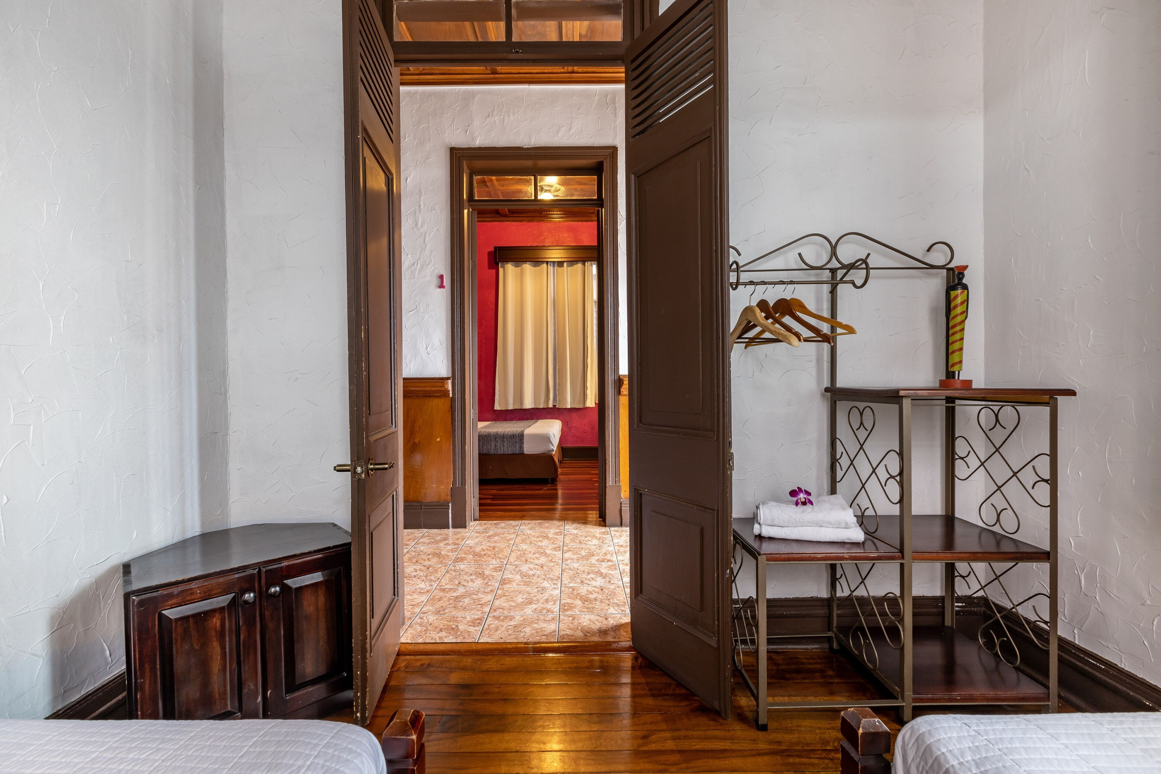 Blackout drapes, iron/ironing board, free WiFi, bed sheets