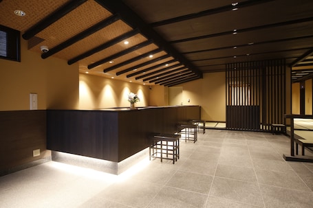 Reception. Onyado Nono Nara Natural Hot Spring