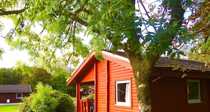 Lovely Luxury Log Cabin by Pucks Glen in Scotland’s 1st National Park, by Dunoon
