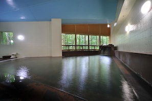 Indoor spa tub