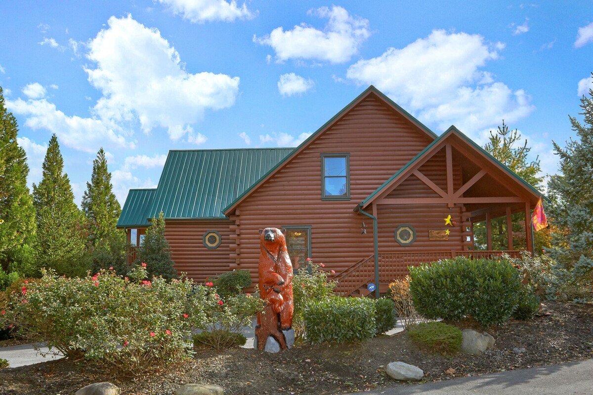 Photo 139 of ASTOUNDING VIEWS in your Backyard! LUXE Log Cabin Experience! 5 Minutes to Town!