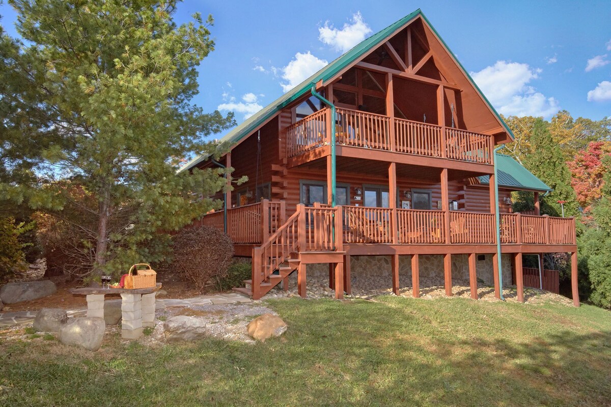 Photo 143 of ASTOUNDING VIEWS in your Backyard! LUXE Log Cabin Experience! 5 Minutes to Town!
