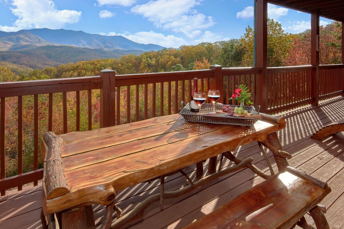 Photo 67 of ASTOUNDING VIEWS in your Backyard! LUXE Log Cabin Experience! 5 Minutes to Town!