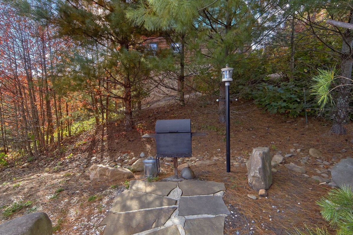Photo 132 of ASTOUNDING VIEWS in your Backyard! LUXE Log Cabin Experience! 5 Minutes to Town!