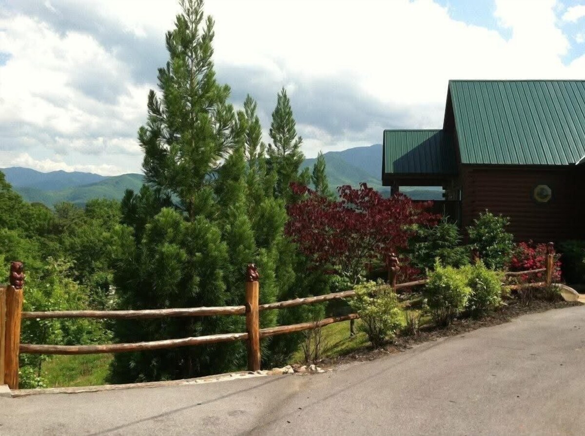 Photo 136 of ASTOUNDING VIEWS in your Backyard! LUXE Log Cabin Experience! 5 Minutes to Town!