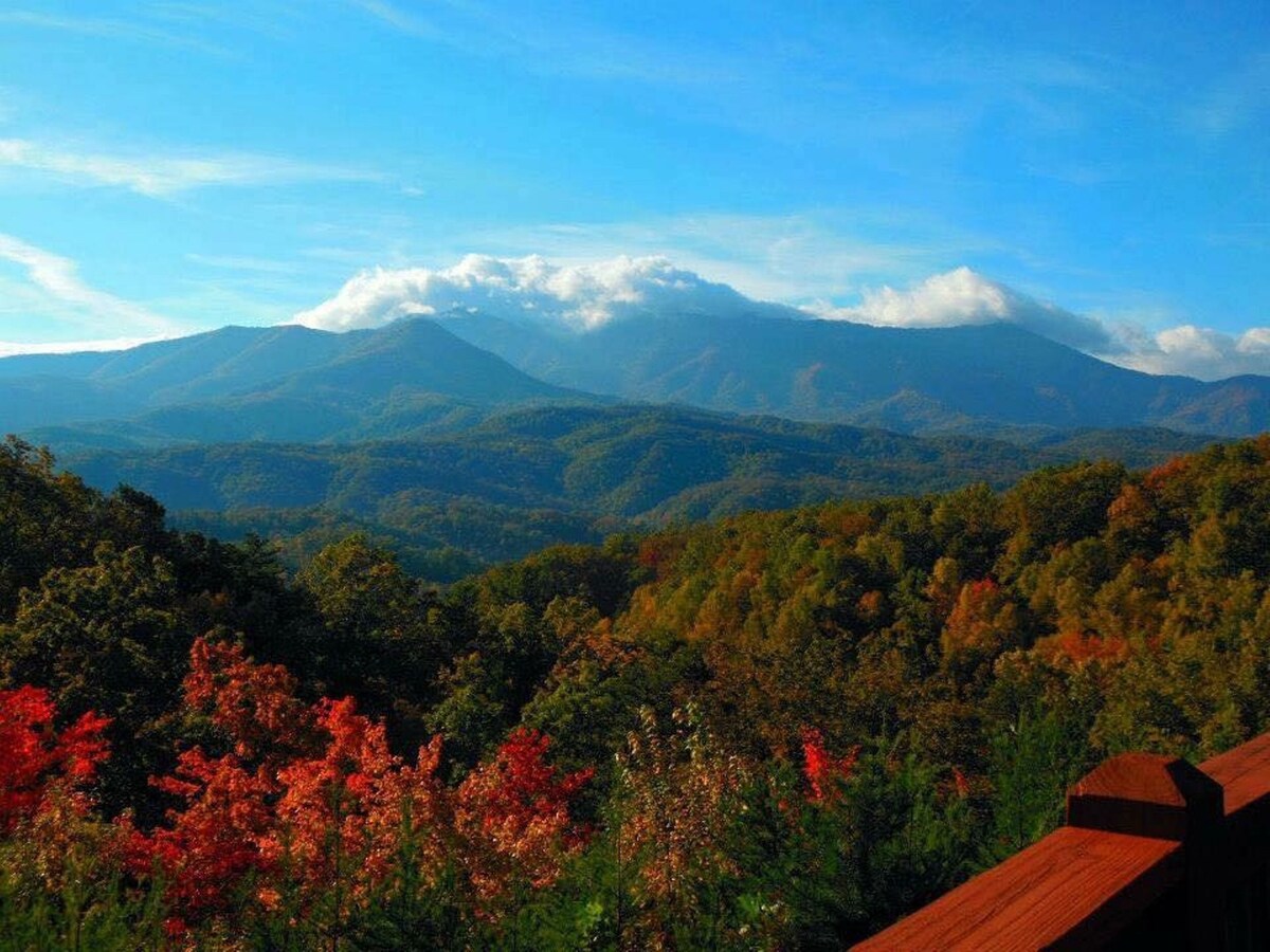 Photo 71 of ASTOUNDING VIEWS in your Backyard! LUXE Log Cabin Experience! 5 Minutes to Town!