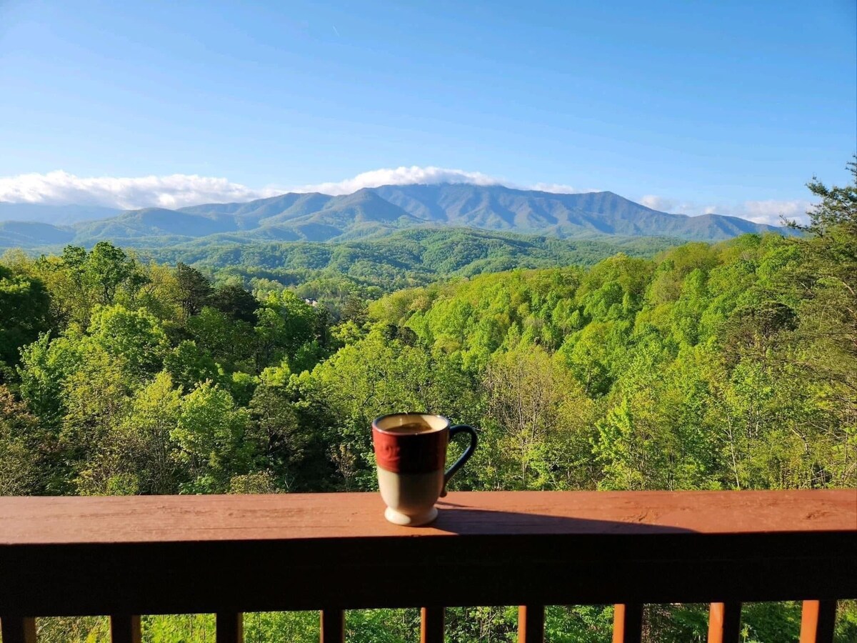 Photo 66 of ASTOUNDING VIEWS in your Backyard! LUXE Log Cabin Experience! 5 Minutes to Town!