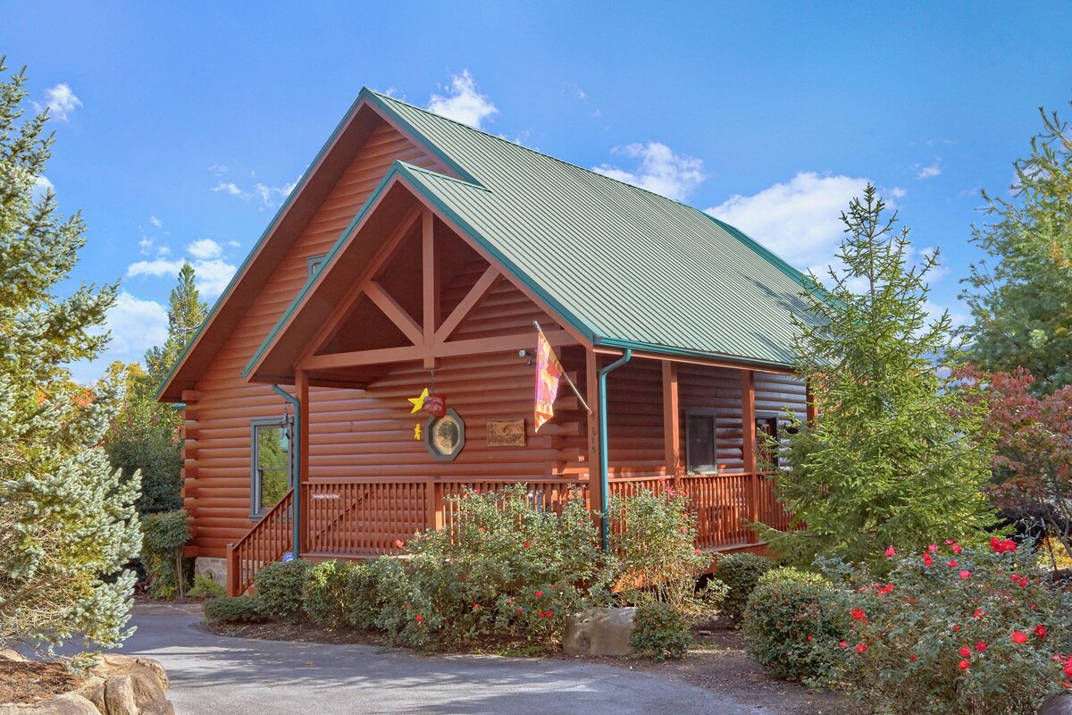 Photo 140 of ASTOUNDING VIEWS in your Backyard! LUXE Log Cabin Experience! 5 Minutes to Town!