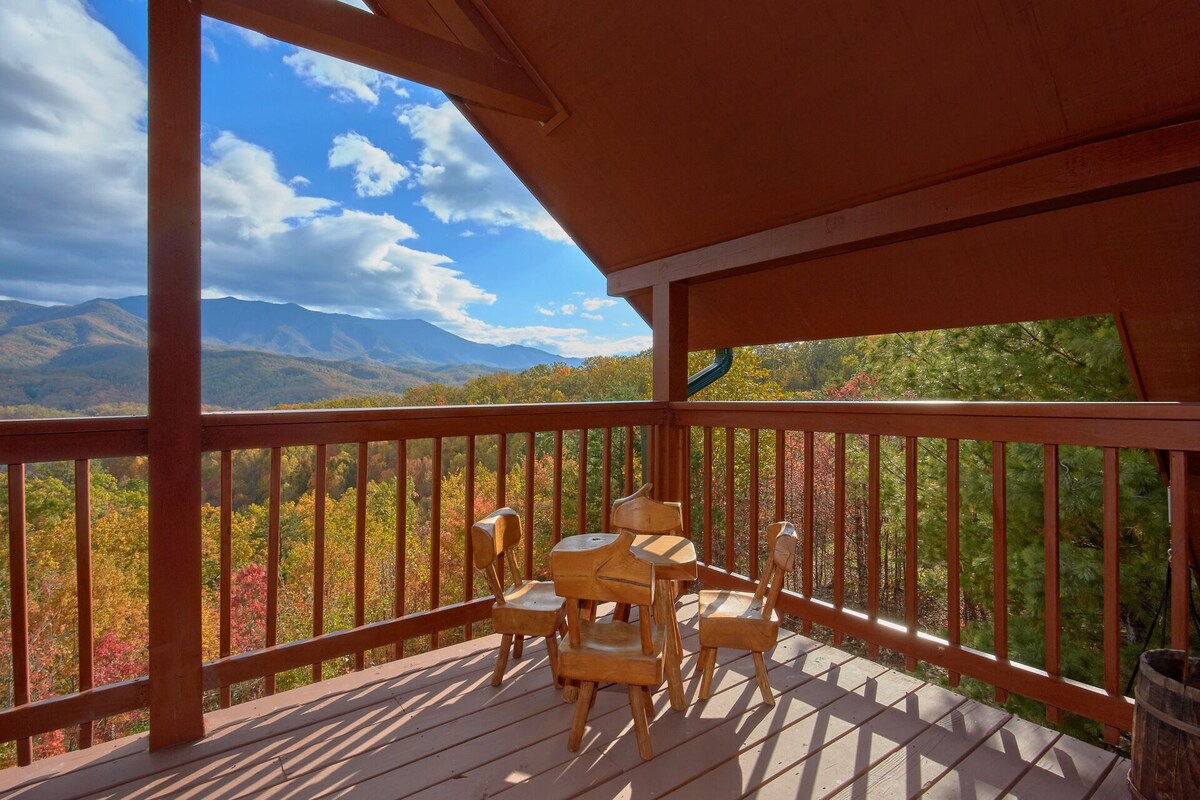 Photo 129 of ASTOUNDING VIEWS in your Backyard! LUXE Log Cabin Experience! 5 Minutes to Town!