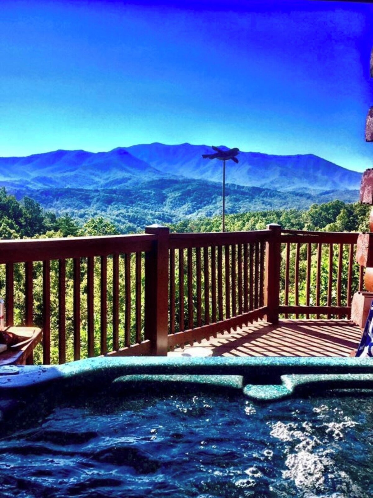 Photo 137 of ASTOUNDING VIEWS in your Backyard! LUXE Log Cabin Experience! 5 Minutes to Town!