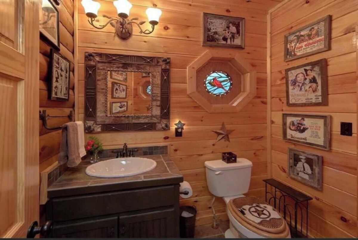 Photo 107 of ASTOUNDING VIEWS in your Backyard! LUXE Log Cabin Experience! 5 Minutes to Town!