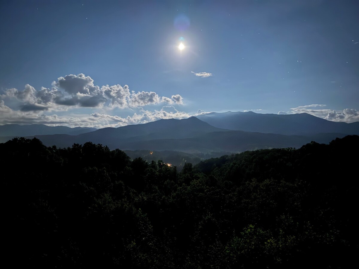 Photo 117 of ASTOUNDING VIEWS in your Backyard! LUXE Log Cabin Experience! 5 Minutes to Town!