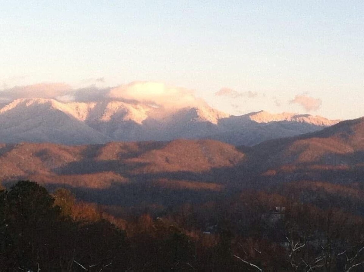 Photo 64 of ASTOUNDING VIEWS in your Backyard! LUXE Log Cabin Experience! 5 Minutes to Town!
